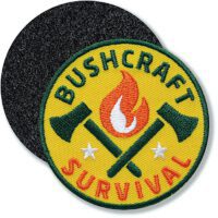 Bushcraft Survival / Klettpatch 65 mm / Gelb