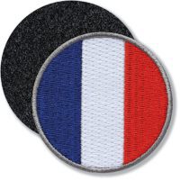 Frankreich Flagge / Klettpatch 52 mm