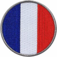 Frankreich Flagge / Patch 52 mm