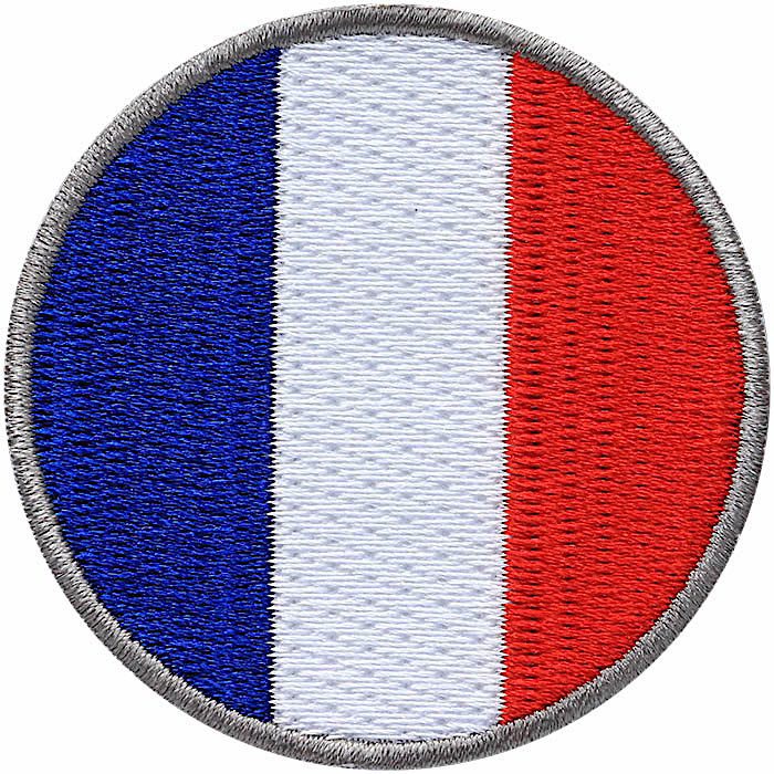 Frankreich Flagge / Patch 52 mm