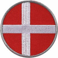 Dänemark Flagge / Patch 52 mm
