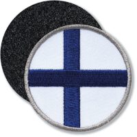 Finnland Flagge / Klettpatch 52 mm
