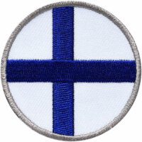 Finnland Flagge / Patch 52 mm
