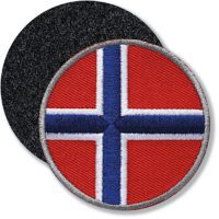 Norwegen Flagge / Klettpatch 52 mm