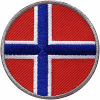 Norwegen Flagge / Patch 52 mm
