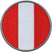 Österreich Flagge / Patch 52 mm