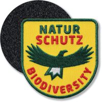 Naturschutz Adler / Klettpatch 62 mm / Gelb