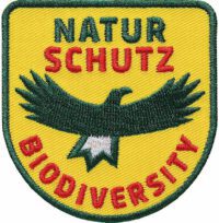 Naturschutz Adler / Patch 62 mm / Gelb