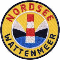 Nordsee Wattenmeer / Patch 62 mm / Gelb