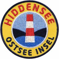 Hiddensee Ostsee Insel / Patch 62 mm / Gelb