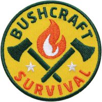Bushcraft Survival / Patch 65 mm / Gelb