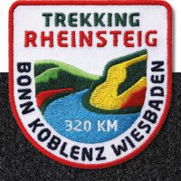 Rheinsteig Rhein - Klett-Patch 64 x 66 mm