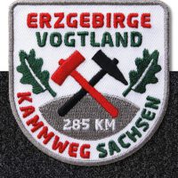 Erzgebirge Kammweg - Klett-Patch 64 x 66 mm