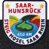 Saar-Hunsrück-Steig - Klett-Patch 64 x 66 mm