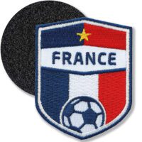 Frankreich France Fußball Champion / Klettpatch 51x 61 mm