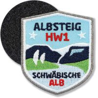 Albsteig HW1 Schwäbische Alb / Klettpatch 51x 61 mm