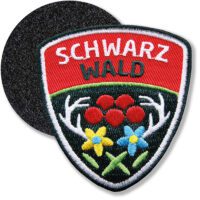 Schwarzwald - Klett-Patch 61 x 55 mm / Rot