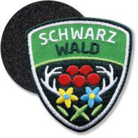 Schwarzwald - Klett-Patch 61 x 55 mm / Grün