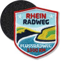 Rhein-Radweg / Klettpatch 51x 61 mm