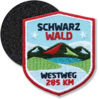 Schwarzwald Westweg / Klettpatch 51x 61 mm