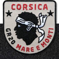 Korsika GR20 / Mare e Monti - Klett-Patch 64 x 66 mm