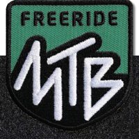 MTB Mountainbike freeride - Klett-Patch 60 x 62 mm / Oliv