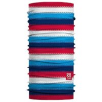 Ringel Bandana 25 x 50 cm / Blau-Rot